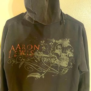 apx Aaron Lewis 2007 tour hoodie, small